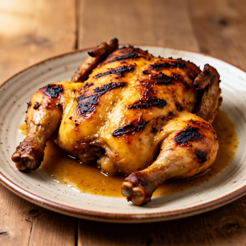 Poulet braisé